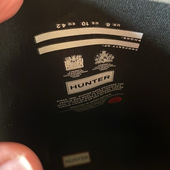 HUNTER Original Play Tall Waterproof Rain Boot size 10 NWOT - Picture 10 of 11